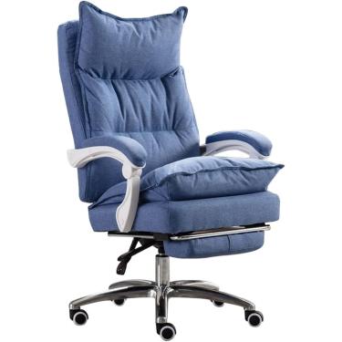 Imagem de Presidente executivo Presidentes executivas para cadeira de escritório amigável e confortável para a pele, cadeira de jogo reclinável com apoios de braço de ligação, carga de 330 libras, cad
