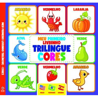 Imagem de Livro - Meu Primeiro Livrinho Trilíngue - Cores