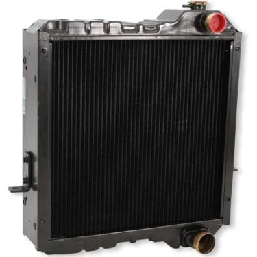 Imagem de Czomoizc Radiador 234876A1 234876A2 compatível com caixa de radiador de alumínio de 4 fileiras retroescavadeira 570 580L 580SSL 580SL 590SL 584E 585E 4300 P85