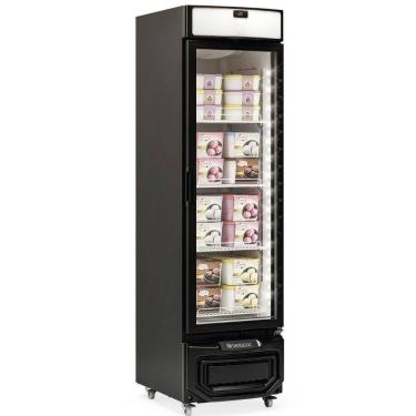 Imagem de Freezer Vertical Ar Forçado 315l Gfi31lp Gelopar Conservador Preto 220v