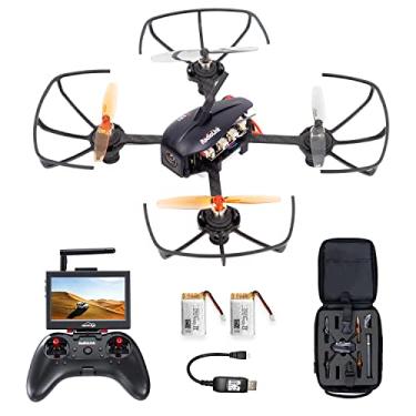 Imagem de Radiolink Mini Drone F121 Fpv Rtf Com Câmera Para Adultos E Crianças Iniciantes, Quadricóptero Escovado De 121 Mm, Estojo Transporte 2 Baterias, Monitor Osd 25 Mw, Corrida Treinamento, Uav Educacion