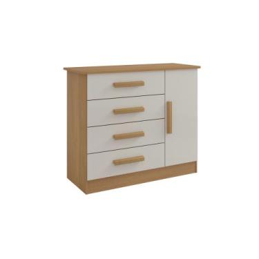 Imagem de Cômoda Firenze 4 Gavetas 1 Porta C/Sapateira - D Doro - D' Doro, Cinam