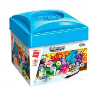 Imagem de Caixa Bloco de Montar Build'n Learn Box Keepplay - Qman/Keepplay