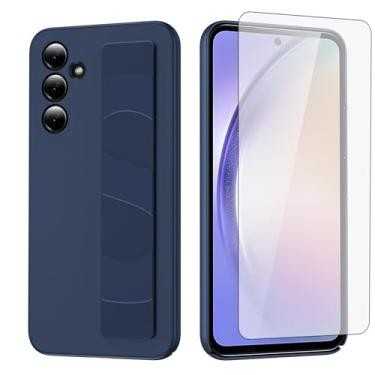 Imagem de Furiet Capa de telefone para Samsung Galaxy S25 Plus S25+ 5G com protetor de tela de vidro temperado alça de pulso resistente TPU antiderrapante fino suporte para S25Plus 25S + S 25 25+ SM-S936U