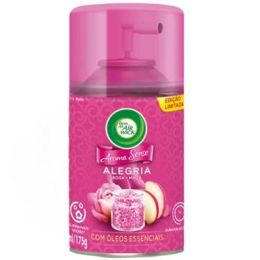 Imagem de Refil Aromatizante Bom Ar Freshmatic Alegria Fragancia Rosa