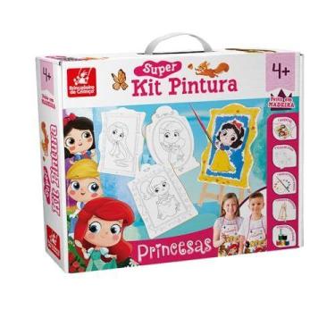 Imagem de Brinquedo Para Colorir Princesa Super Kit - BRINC. DE CRIANCA
