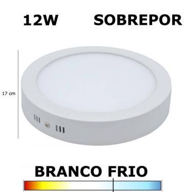 Imagem de Painel Plafon Led 12W 17Cm Sobrepor Redondo 6000K Evoled