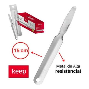 Imagem de Extrator De Grampo Em Metal Keep Tipo Espátula Kit C/3 Unidades