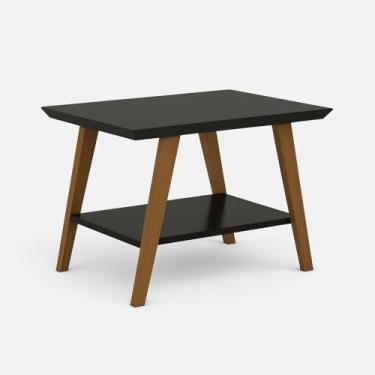 Imagem de Mesa De Centro Monaco Tampo Em MDF Sala De Estar Ou Consultório