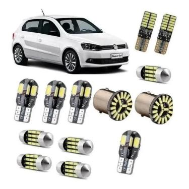 Imagem de 2X Kit Lampadas Led Premium Gol Voyage Parati Up Fox Saveiro