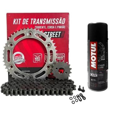Imagem de Kit Transmissao Tração Relação Crosser 150 2014 A 2022 Did Com Retentor + Motul C2 200Ml
