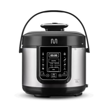Imagem de Panela de Pressão Elétrica 5L com Painel Digital e Função de Manter Aquecido, 127V 900W Inox Multi - GO085