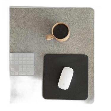 Imagem de Mousepad De Couro Mesa 20X20 Porta Copo Antiderrapante