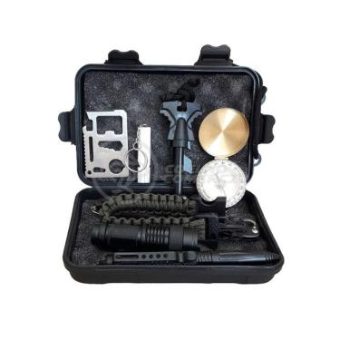 Imagem de Conjunto Brillante Led Camping Kit De Sobrevivência Acampar