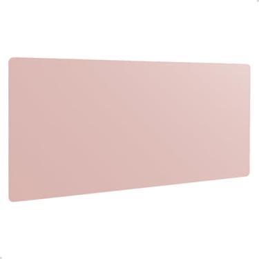 Imagem de Mouse Pad Grande 70x30cm Gamer Tapete De Mesa Escritório Office Design Slim Antiderrapante Fácil Deslize Cor Rosa
