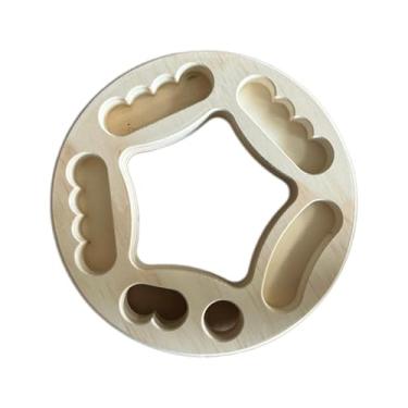 Imagem de YIJU Hangboard, prancha de escalada, equipamento de ginástica de madeira para treinamento, exercícios de força de preensão, barra fixa, prancha de