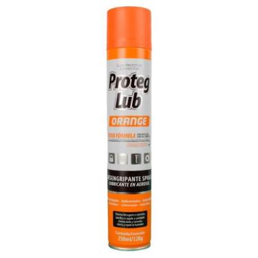 Imagem de Desengripante proteg lub orange 250ml - BASTON INDUSTRIA DE AEROSSOIS 