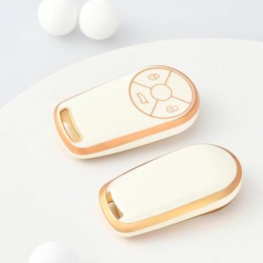 Imagem de Capa para chave de carro GWM HAVAL H6 M6 ORA Good Cat White Cat Capa protetora TPU acessórios