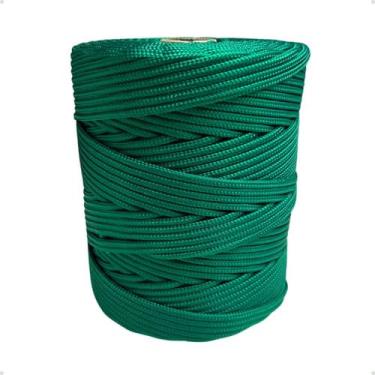 Imagem de Corda Náutica de Polipropileno 2,5 Milímetros Rolo com 300 metros APROX 1KG (Verde Cabaré)