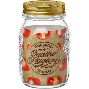 Imagem de Bormioli Rocco Qstagioni Pote 14X9X9Cm 500Ml Vidro Transp Tampa Metal