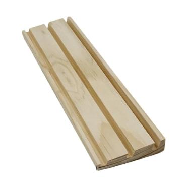 Imagem de Esquirla Suporte para Bandeja de Dominó DIY, Organizador, Educativo, Decorativo, Expositor de Mesa para Obras de Arte e Presentes, Suporte de Dominó de Madeira, Sulco Inclinado