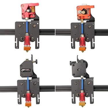 Imagem de Befenybay Placa de suporte de extrusora direta de atualização para engrenagem única/engrenagem dupla/BMG/Titan Filamento flexível de impressão fácil para impressora 3D Creality Ender 6 (placa)