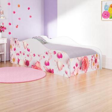 Imagem de Cama Mobili Infantil Rosas
