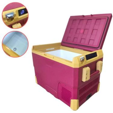 Imagem de Geladeira portatil para caminhão motorhome ir42 litros vermelha - CITR