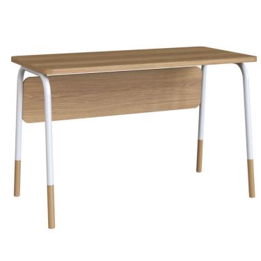 Imagem de Mesa Escrivaninha Flexus 120cm - Hanover E Branco