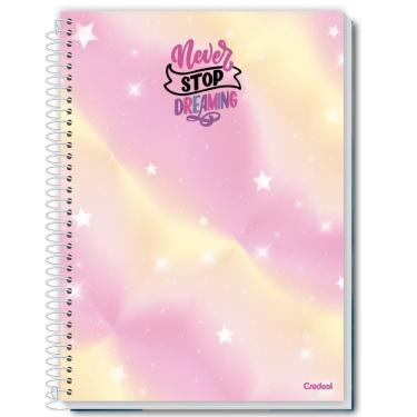 Imagem de Caderno Espiral Universitário Capa Dura 1 Matéria 80 Folhas Moments Credeal Estampa 2