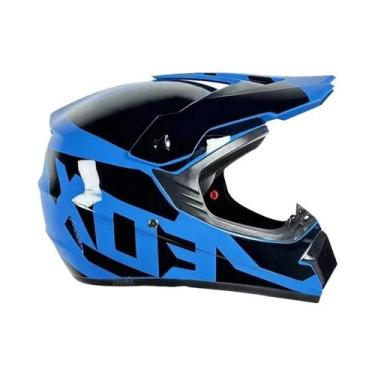 Imagem de Kit De Capacete De Motocross Para Adultos E Jovens Com Óculos MX E Luv