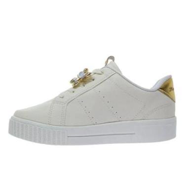 Imagem de Tenis Pink Cats Flat Casual Aplique Cabedal-Feminino