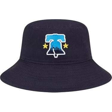 Imagem de New Era Boné Philadelphia Phillies City Connect - Boné de pesca MLB Liberty Bell Navy Gilligan