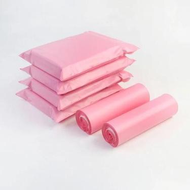 Imagem de Envelope De Envio Rosa 50pcs Opaco Para Roupas, Sacola De Courier, Arm