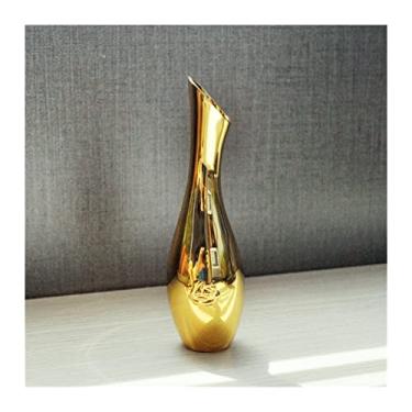 Imagem de Vaso decorativo europeu retrô pavão vaso de liga metálica ouro/bronze pequeno vaso moderno mesa jardinie criativo casa decorativa garrafa de flores vaso de flores (cor: B2) (G7)