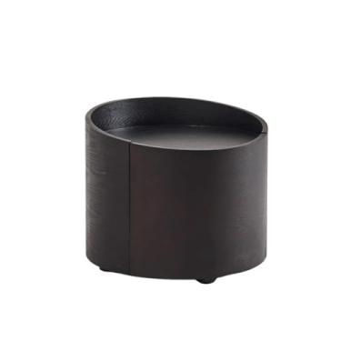 Imagem de Mesa de cabeceira redonda minimalista para sofá, mesa de cabeceira moderna e minimalista