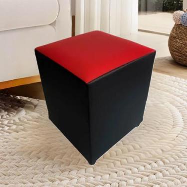 Imagem de Puff Puf Banco Banqueta Quadrada Cubo Decorativo - Realizar, Assento V