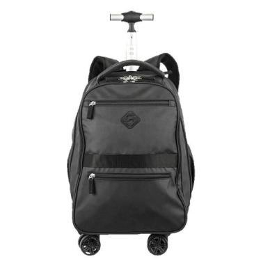 Imagem de Mochila com Carrinho Sestini 4R Rolling Hidroblock Preto
