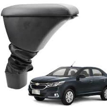 Imagem de Apoio de braço Cobat sintético preto com a costura laranja