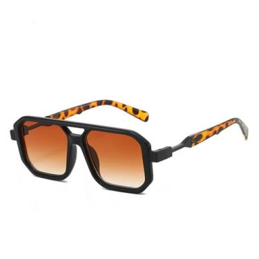Imagem de Óculos de Sol UV400 - Olho de Gato, Ponte Dupla, Estilo Punk, Lentes Degradê, para Homens e Mulheres, Ideal para Esportes ao Ar Livre, Corrida e Ciclismo, 02