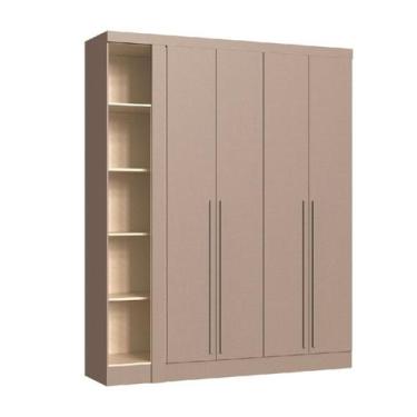 Imagem de Roupeiro 3940A Castro 4 Portas 2 Gavetas Infinity Duna - Moveis Castro