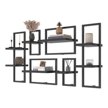 Imagem de Lego De 8 Prateleiras Industrial Preto