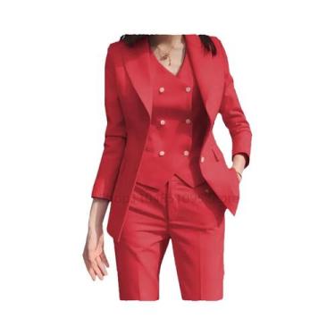Imagem de Blazer Slim Fit Para Mulheres, Moda De Outono De Alto Padrão Para Escr