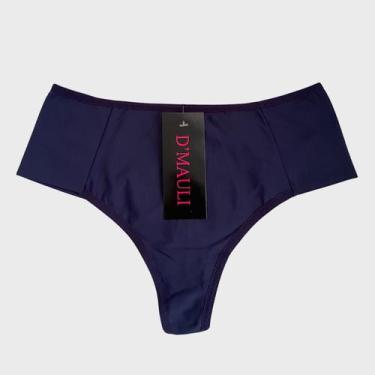 Imagem de Calcinha Rose Fio DMauli Plus Size - MF, Azul marinho, XGG