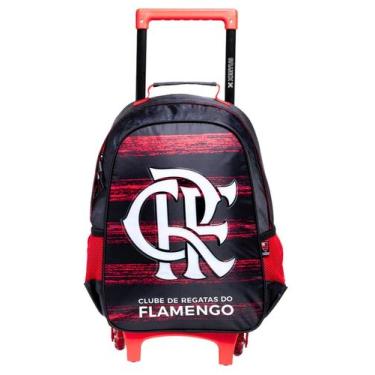 Imagem de Mochila Costas E Rodas Grande Time Flamengo 16358 Oficial - Xeryus