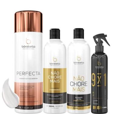 Imagem de Borabella Perfecta 1L + Kit Não Chore 2x350ml + Fluido