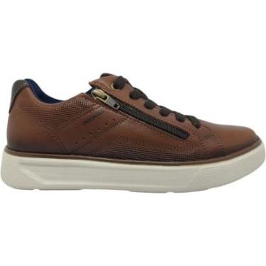 Imagem de Sapatênis Masculino Casual Dia a Dia Passeio Trabalho em Couro Calce Fácil Levitech Pegada 110934-Masculino