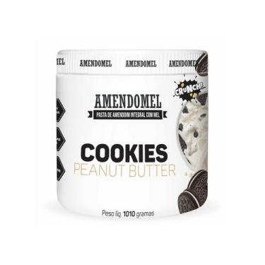 Imagem de Pasta de Amendoim - 1010g Chocolate Branco Com Cookies - AmendoMel
