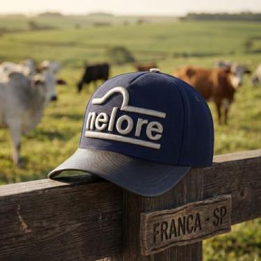 Imagem de Boné Masculino Country Nelore Peão - Seven Brasil, Azul