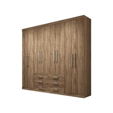 Imagem de Guarda Roupa Casal 8 Portas e 6 Gavetas Master 8.6 Atacama - Santos An